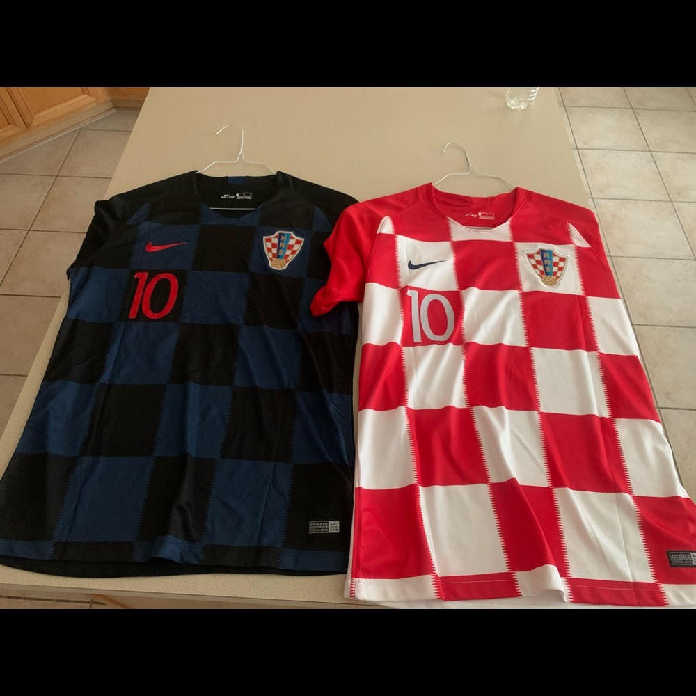 Nike Croatia soccer jersey 2 pack